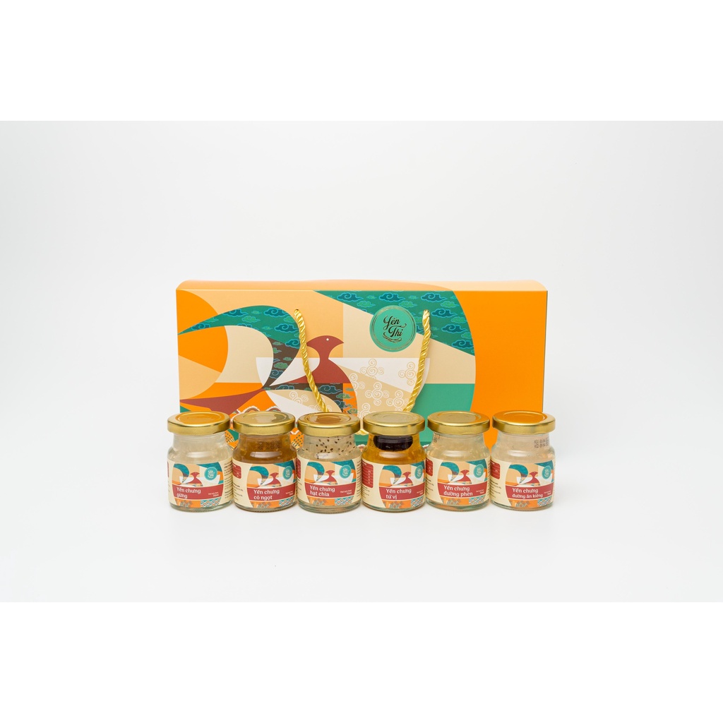 Yến Thị - Gói Đủ Vị - Combo 6 Hũ - 30% Yến 70ml