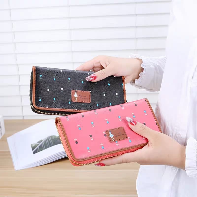 Ví dài họa tiết hoa nhí | BigBuy360 - bigbuy360.vn