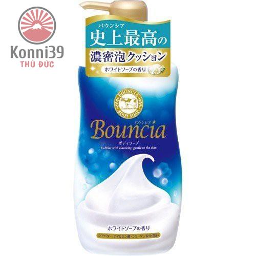 SỮA TẮM DƯỠNG ẨM TRẮNG DA CHIẾT XUẤT TỪ SỮA BÒ BOUNCIA 500ML - HÀNG NHẬT NỘI ĐỊA