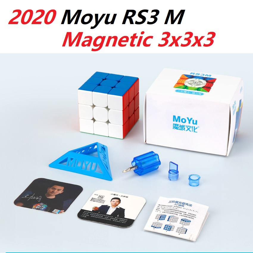 Mới nhất 2020 Moyu RS3M Magnetic 3x3x3 Cube RS3 M Magic Cube Speed Puzzle Đồ chơi cho trẻ em