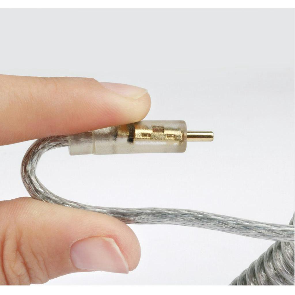 Dây cáp bàn phím xoắn USB Type-C Lindy Coiled Cable