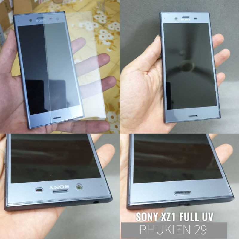 [Sony XZ1] Kính cường lực Full màn Full keo UV Glass Pro+ 9H
