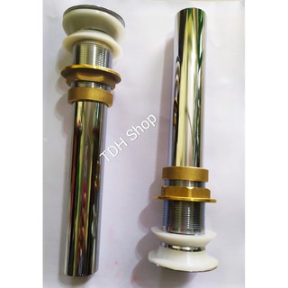Đầu xi phông Inox lật chậu rửa mặt, lavabo / Xi phông lật inox chậu rửa