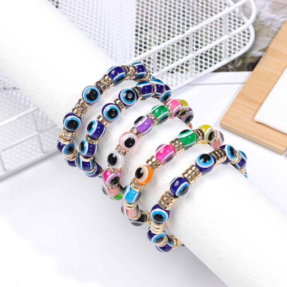 Vòng Tay Chuỗi Hạt May Mắn Phong Cách Bohemian Thời Trang