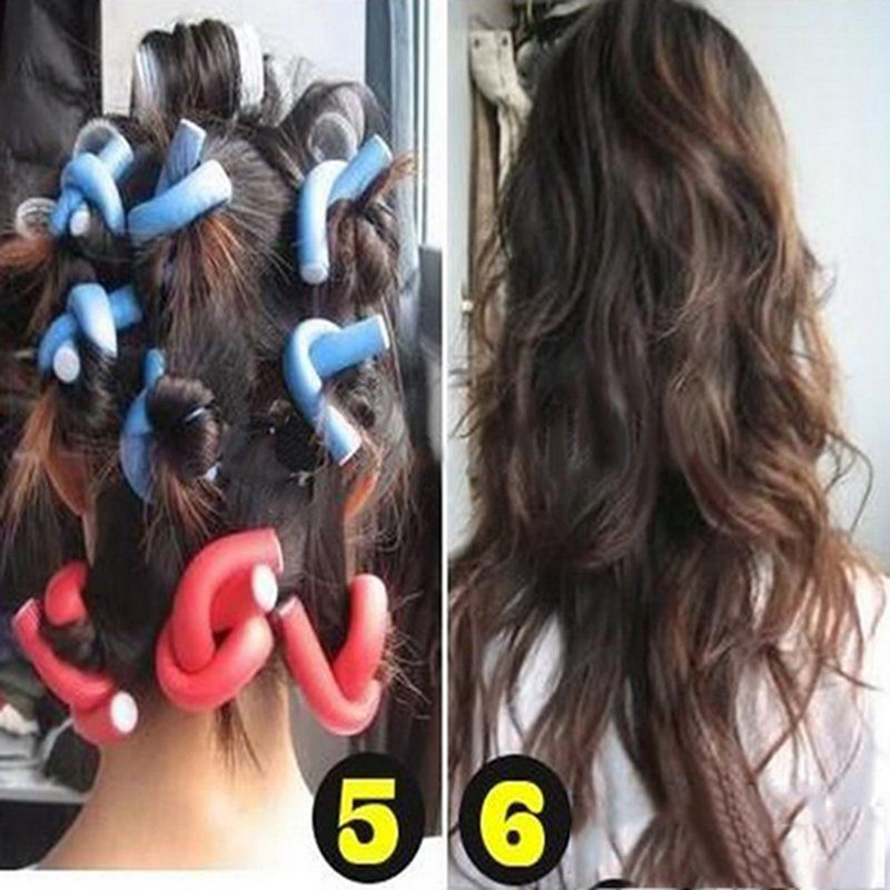 Bộ 10 dây quấn tóc tạo kiểu xoăn tiện lợi