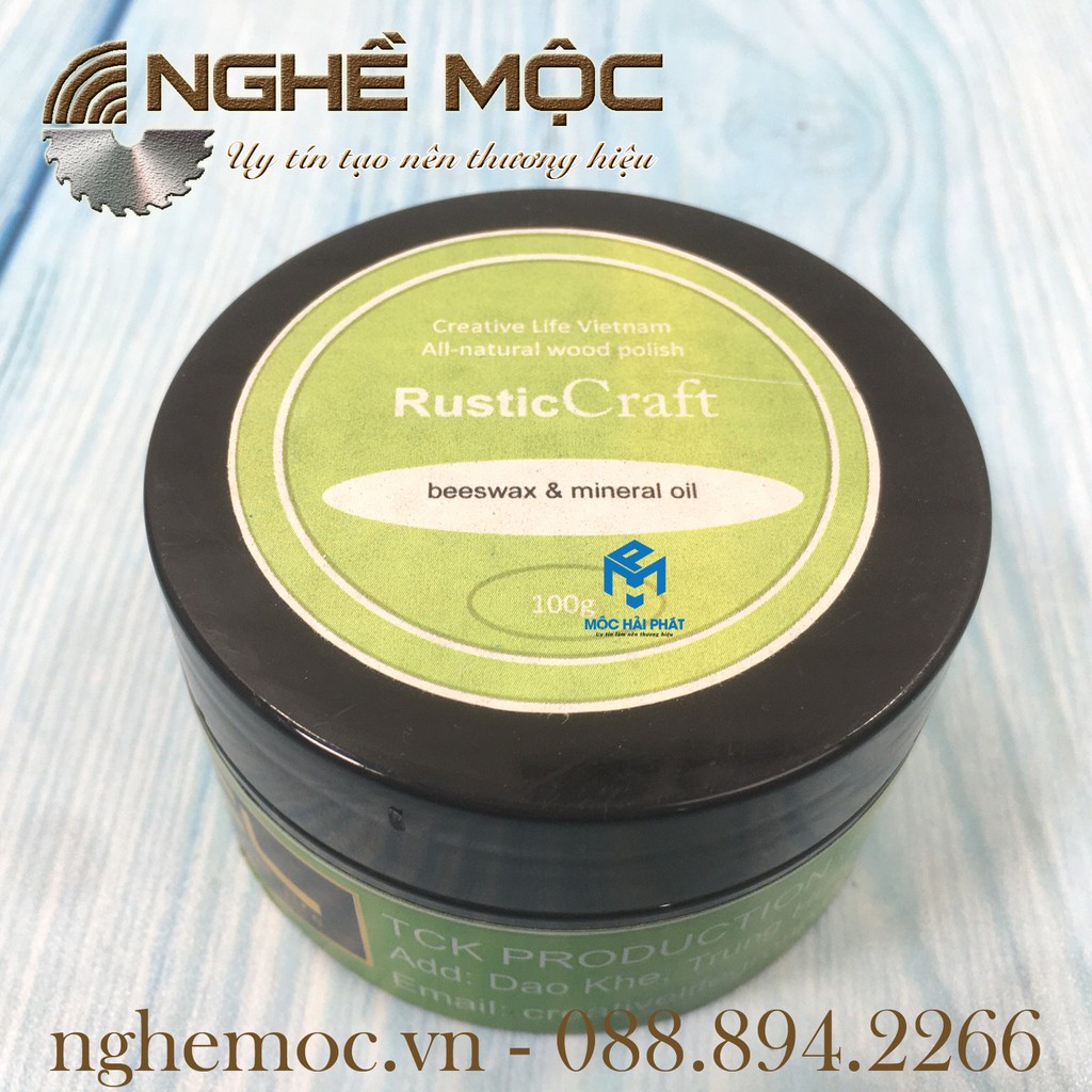 Sáp lau gỗ, sáp đánh bóng đồ gỗ giúp gỗ sáng bóng như mới Beewax