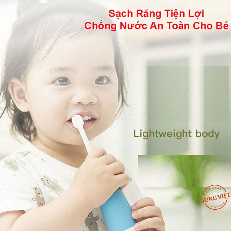 Bàn chải đánh răng bằng điện cho trẻ em giúp bé vệ sinh răng miệng sạch sẽ, dễ dàng [BÀN CHẢI EM BÉ]