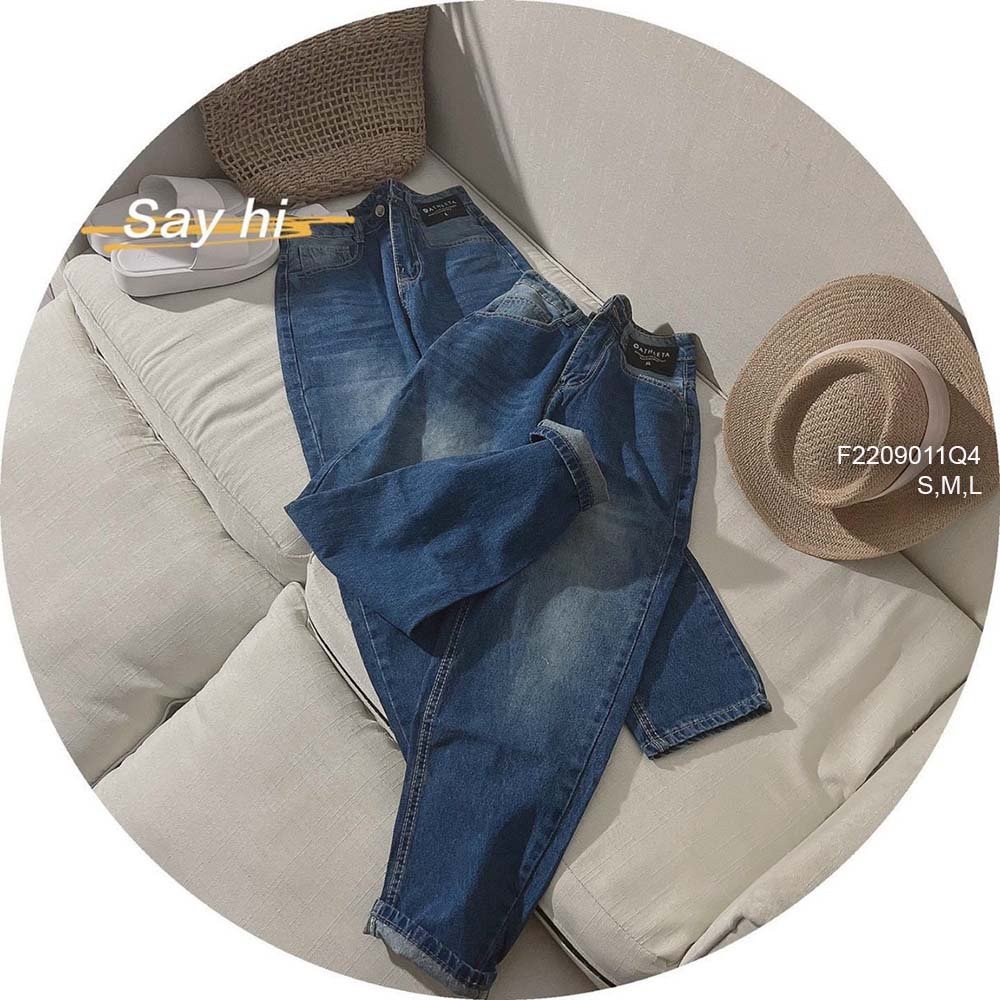 Quần baggy jean lưng cao hàng đẹp!