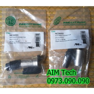 Jack neutrik XLR đực - NC3MXX