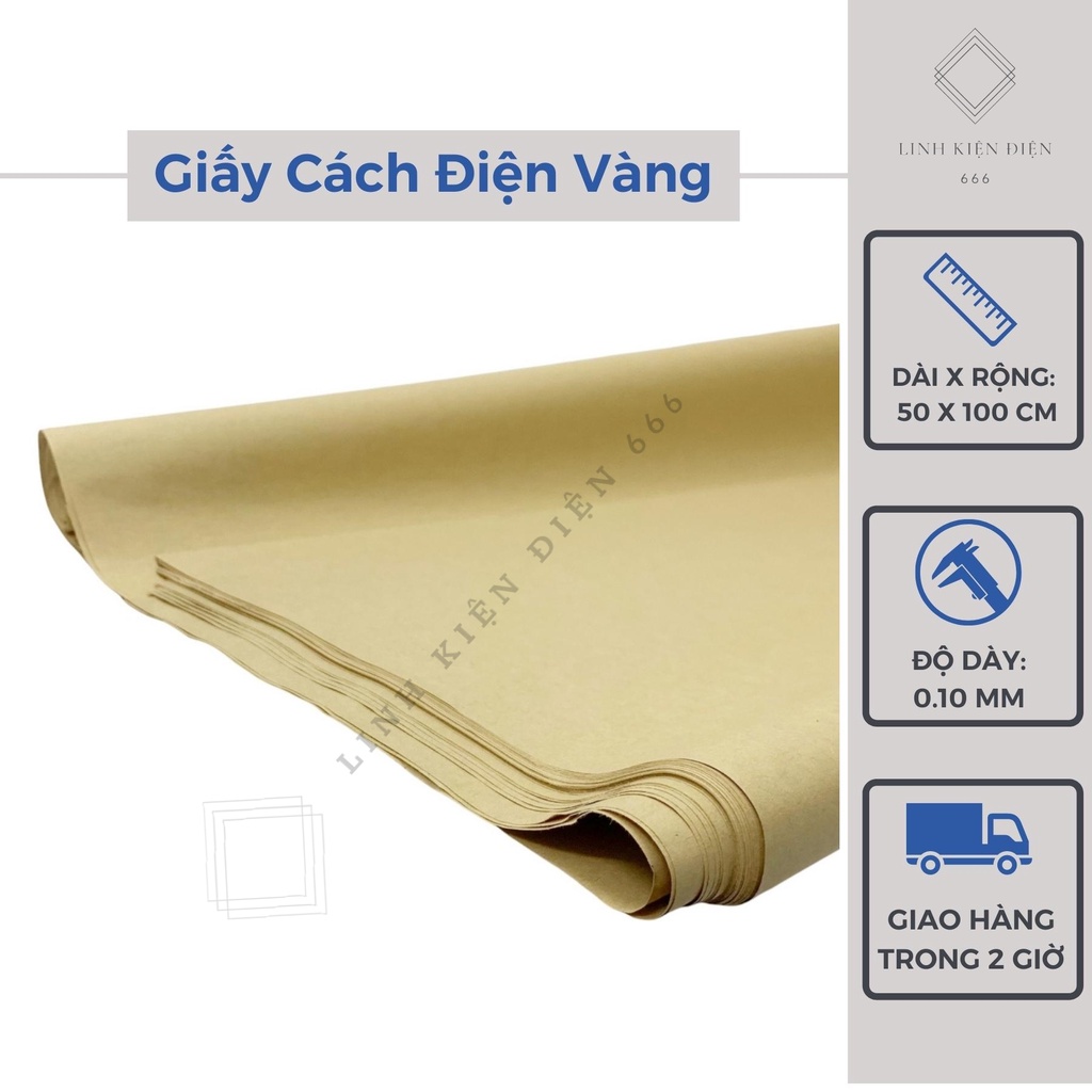 Giấy Cách Điện (0.1 - 0.3mm) Cách Nhiệt, Cách Điện Quấn Biến Áp