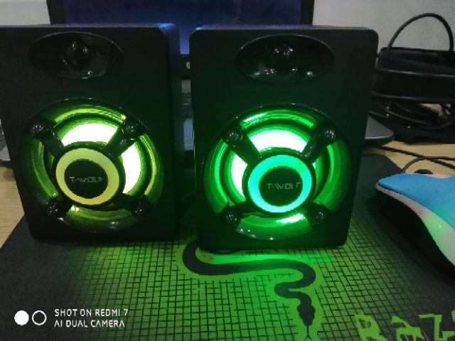 Loa vi tính co led