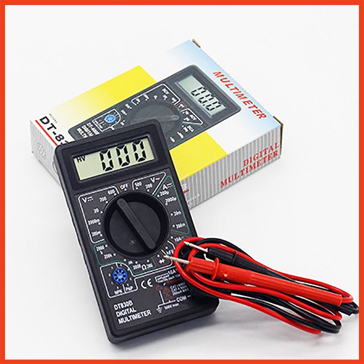 Đồng hồ đo điện vạn năng mini DT830B + Kèm pin