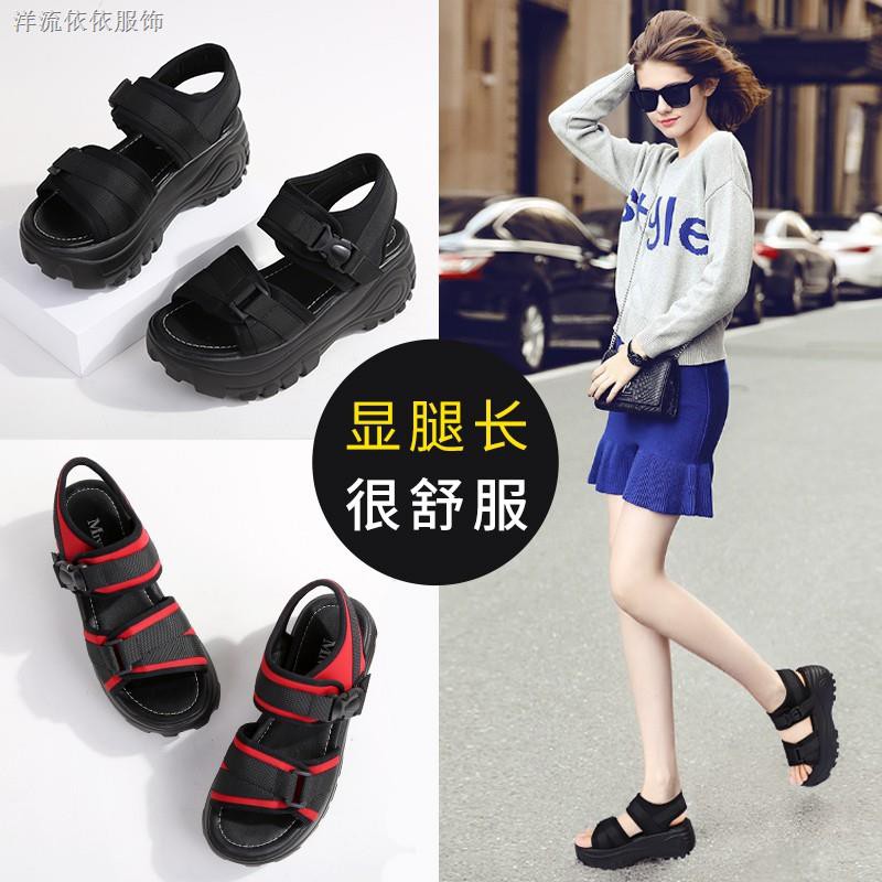 Giày Sandal Thể Thao Đế Xuồng Thời Trang Mùa Đông Cho Nữ