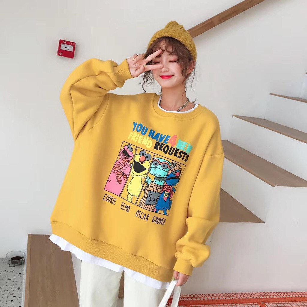 Áo nỉ ngoại sweater nam nữ may 2 cổ, 2 tà áo giả sơ mi phối áo ngoài  sành điệu M056 | BigBuy360 - bigbuy360.vn
