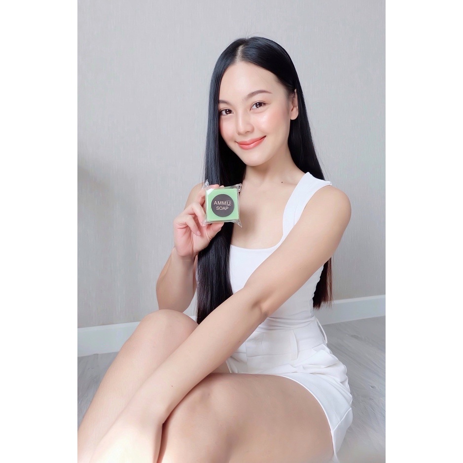 [Độc Quyền] Xà bông trắng da Thái Lan AMMU giảm mụn lưng Acne Apple Soap 65g