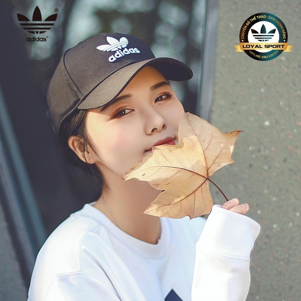 Mũ Adidas Đen Logo 3 Lá Truyền Thống Chất Cực Đẹp Full Tag Code Form Cứng Cáp