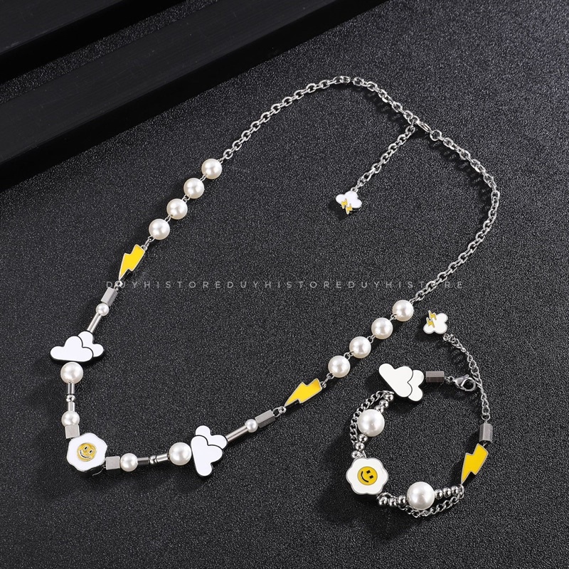 Vòng cổ - Vòng tay Cloud Smile thời trang unisex dành cho nam nữ | DUYHI | Ảnh thật