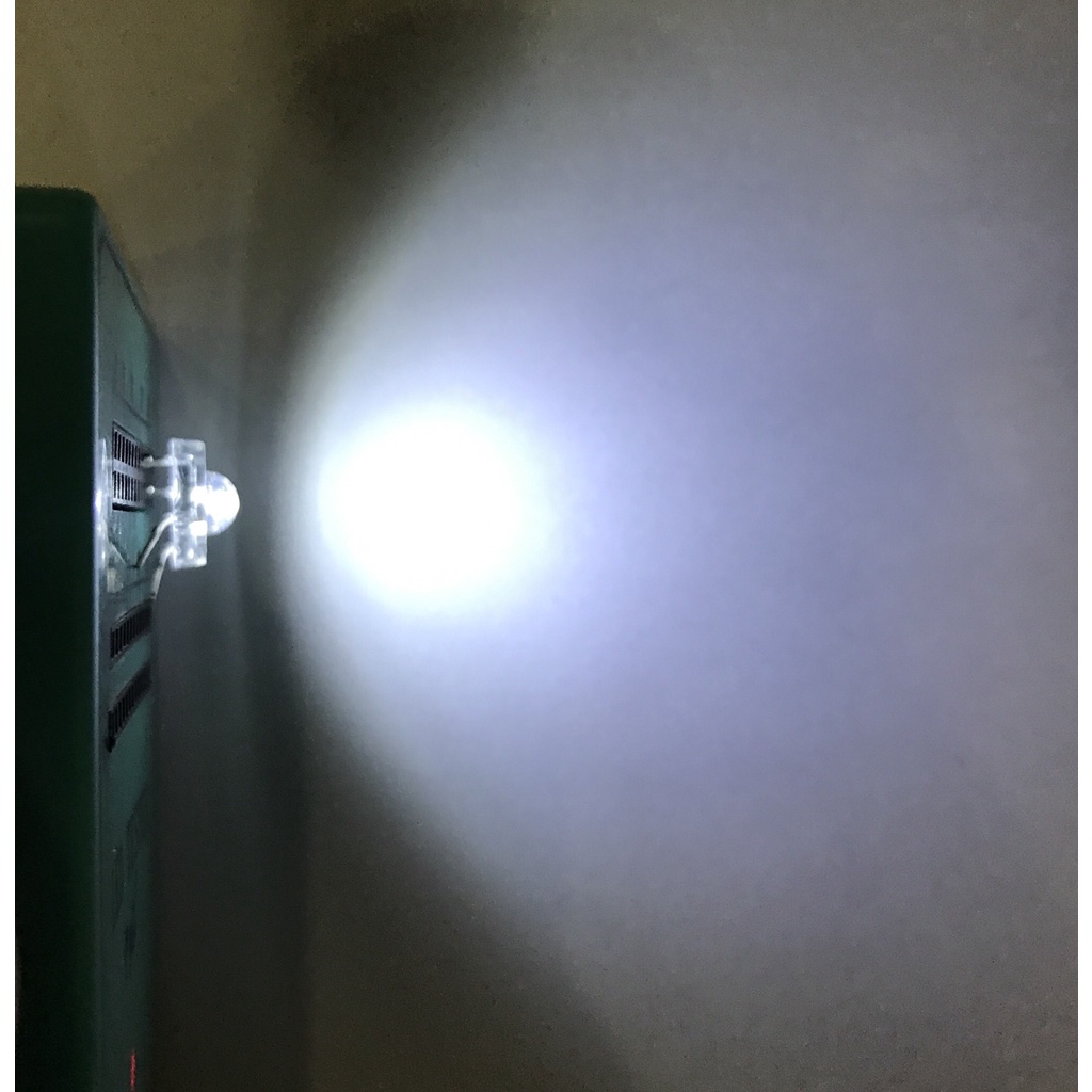 Led High Flux vuông 4 chân đầu bóng 5mm siêu sáng