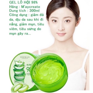 Gel lô hội M’aycreate dưỡng da date 5/2024