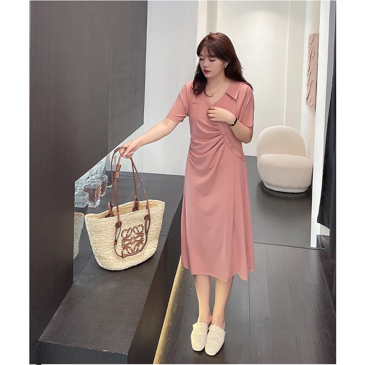 Đầm Bigsize váy Bigsize form chuẩn hách dáng chất liệu cotton co giãn bốn chiều