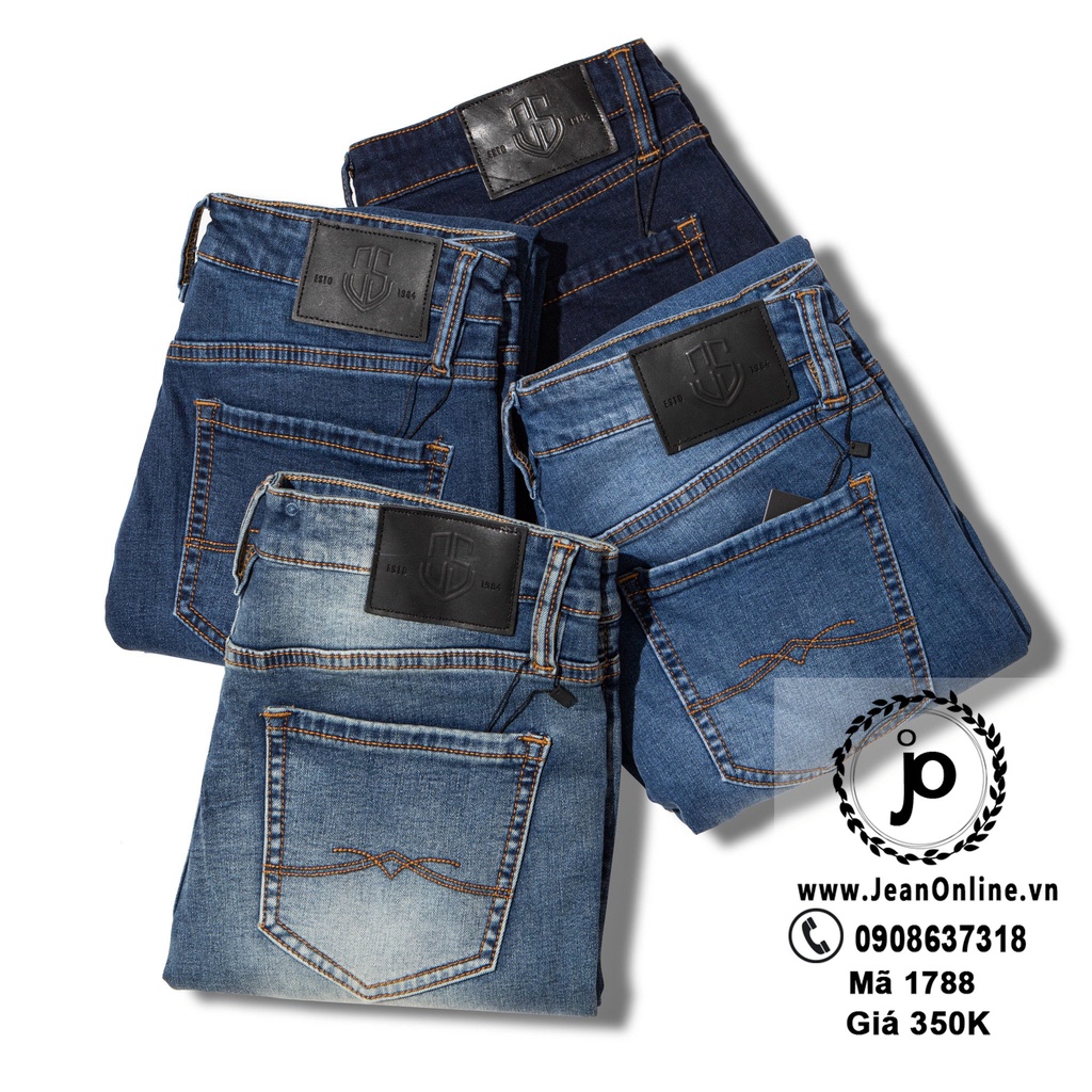 Jean nam big size  quần bò slim fit ngoại cỡ từ 80kg đến 110kg