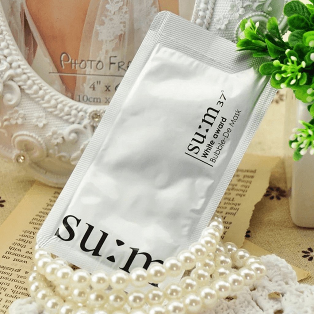 Mặt Nạ Thải Độc SU:M 37° White Award Bubble-De Mask