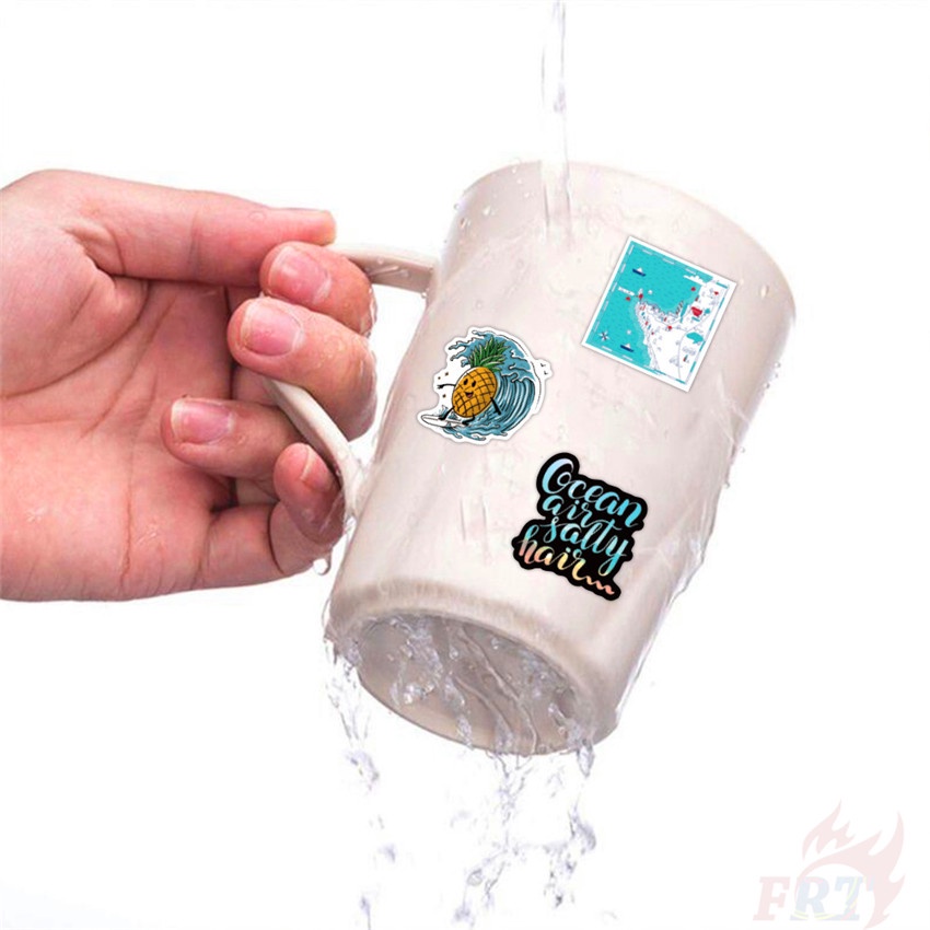 100Pcs/Set ❉ Summer Surfing Series B Stickers ❉ DIY Fashion Waterproof Mixed Luggage Laptop Skateboard Doodle Stickers