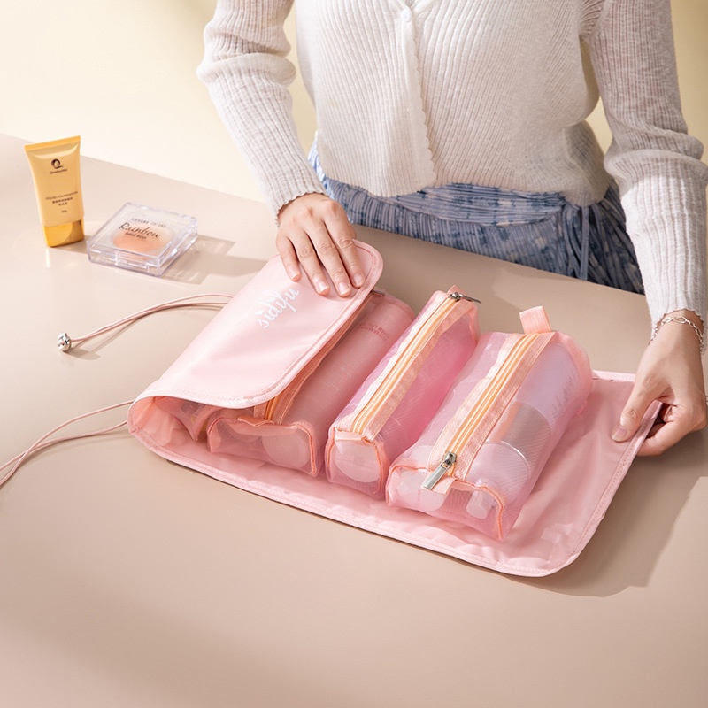 Túi Đựng Mỹ Phẩm Bốn Trong Một Tiện Dụng Khi Đi Du Lịch