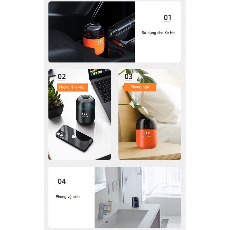 Sáp Thơm Nước Hoa Ô Tô  Khử Mùi Xe Hơi Cao Cấp