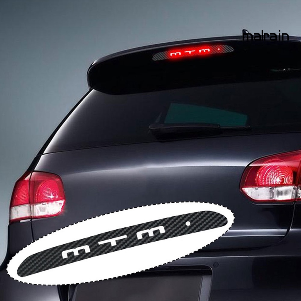 Miếng Dán Trang Trí Đèn Phanh Bằng Sợi Carbon Dành Cho Xe Hơi VW Golf Series