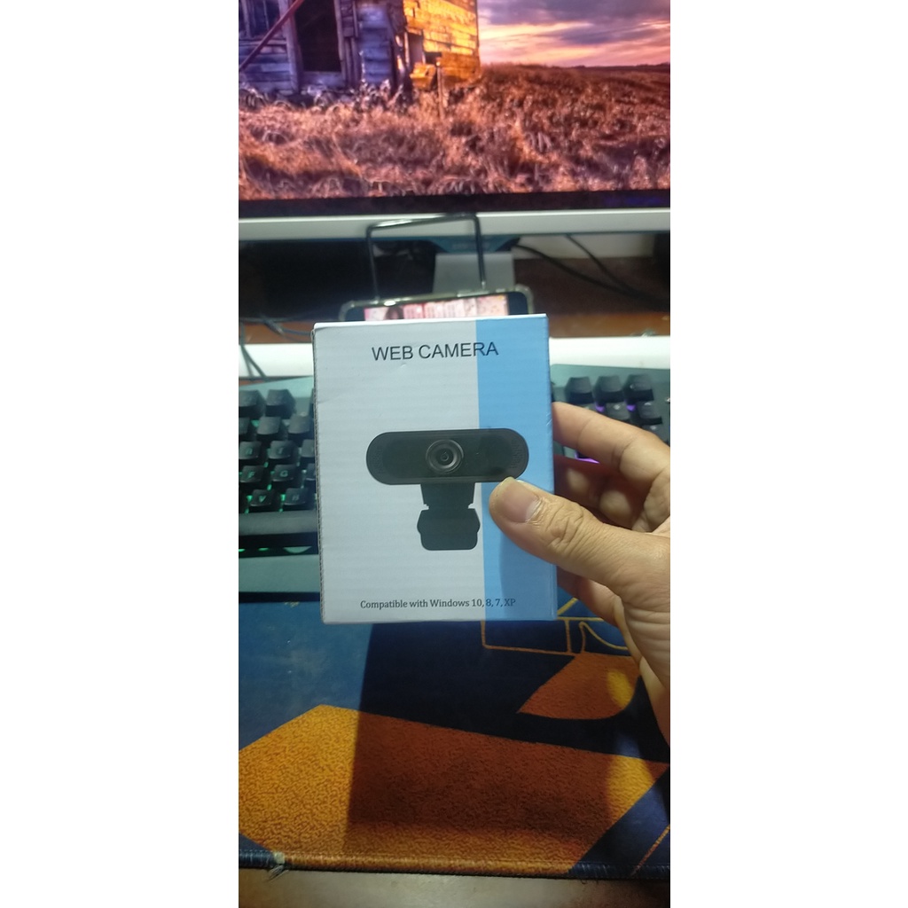 Webcam Kẹp có míc hình ảnh Full HD 720P - Hỗ trợ Học Online - WC HD 720p CÓ MÍC TỰ LẤY NÉT - BẢO HÀNH 12 THÁNG