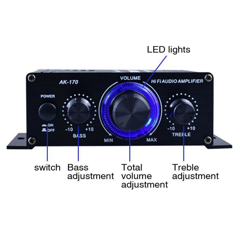 Bảng Mạch Giải Mã zzz 400W DC12V Không Dây Cho Loa Xe Hơi