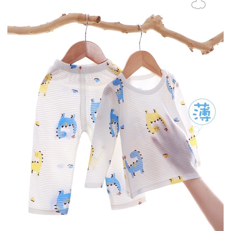 Bộ đồ dài tay bé trai 11-35kg cotton mỏng,nhẹ, mát, siêu hút mồ hôi, thoáng khí