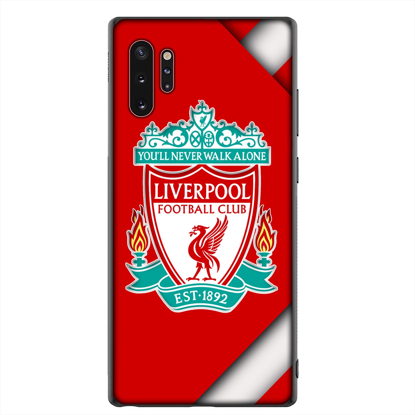 iPhone 12 Mini 11 Max Pro SE 2020 XR Phone Case Soft Silicone Casing logo Liverpool Football