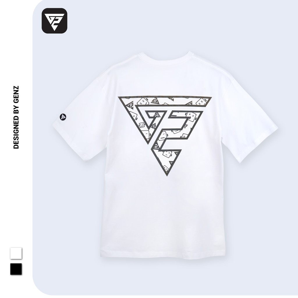 Áo thun phản quang GENZ phông Unisex nam nữ Cotton oversize form rộng
