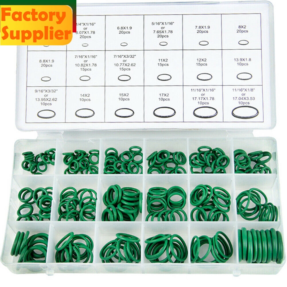 Set 270 vòng đệm cao su PCBFUN 18 kích thước khác nhau chuyên dụng dành cho xe hơi