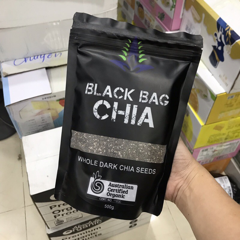 Hạt Chia Đen Black Bag Chia Úc ( Túi 0.5Kg )