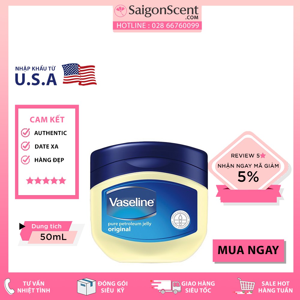 Sáp dưỡng đa năng Vaseline Original ( 50G )