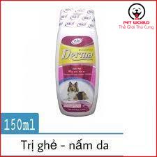 Sữa tắm chó mèo, Sữa tắm trị nấm,ghe,viem da cho mèo Bio Derma 150ml