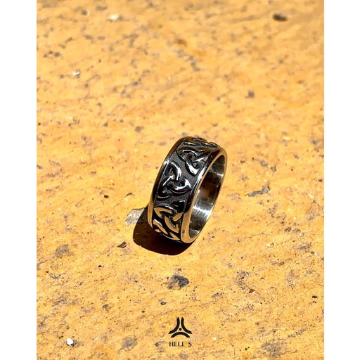 Nhẫn thời trang nam nữ Helios Triquetra