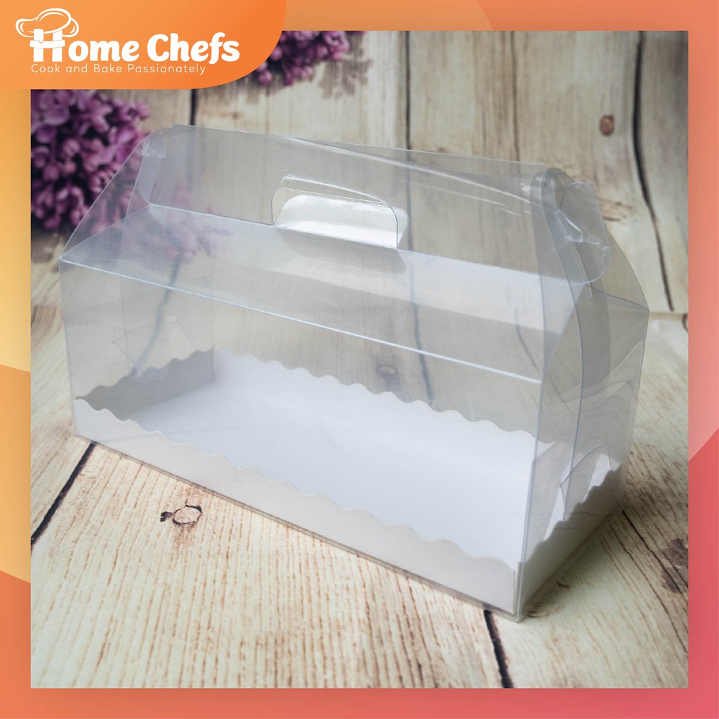 Hộp mika đựng bánh cupcake 21.5*11*10.5