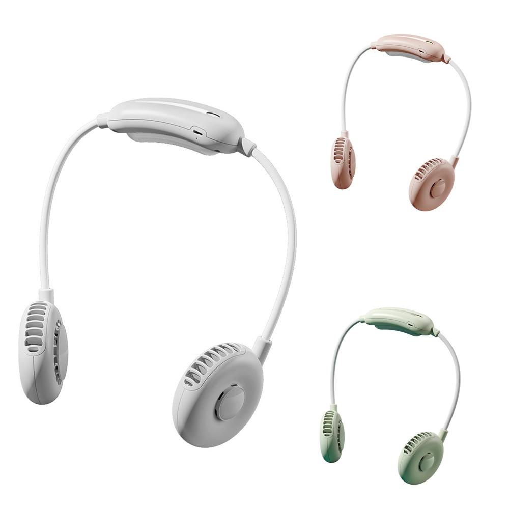 Quạt Làm Mát Đeo Cổ Không Cánh Sạc USB Tiện Dụng