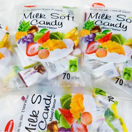 [SIÊU NGON] Kẹo Dẻo Milk Soft Candy Trái Cây Thái Lan gói 320g