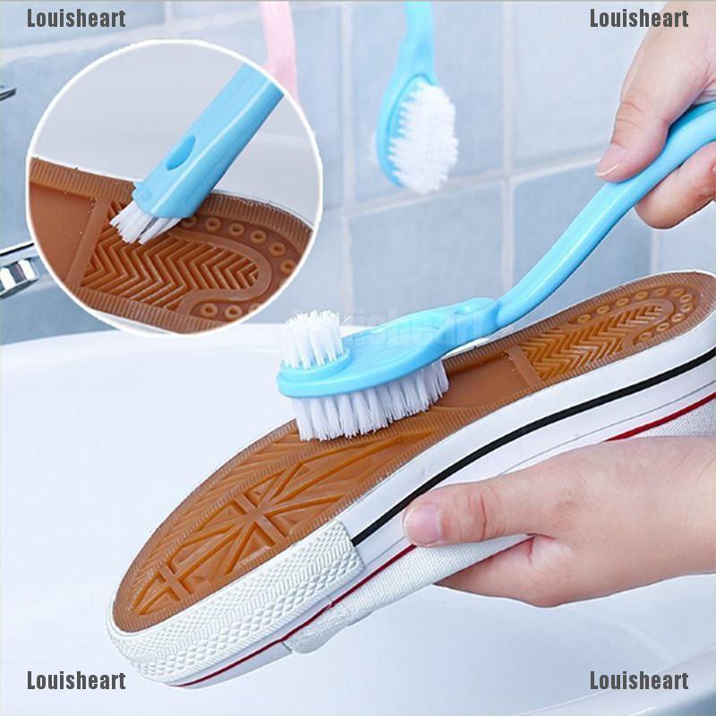 [Hàng mới về] Bàn chải làm vệ sinh giày dép thiết kế cán dài tiện dụng