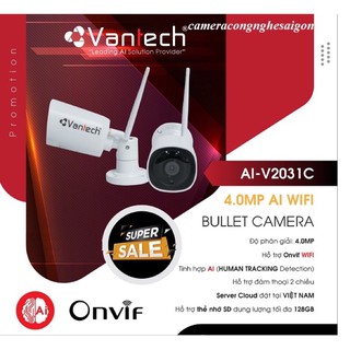 “”siêu sale”” Camera Vantech 4.0 ngoài trời AL-V2031C