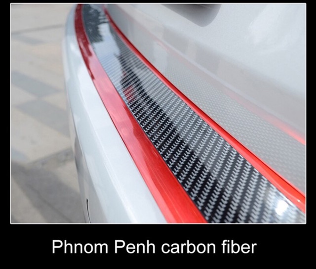 Cuộn nẹp cao su Carbon bảo vệ trang trí ô tô đơn giá tính theo m