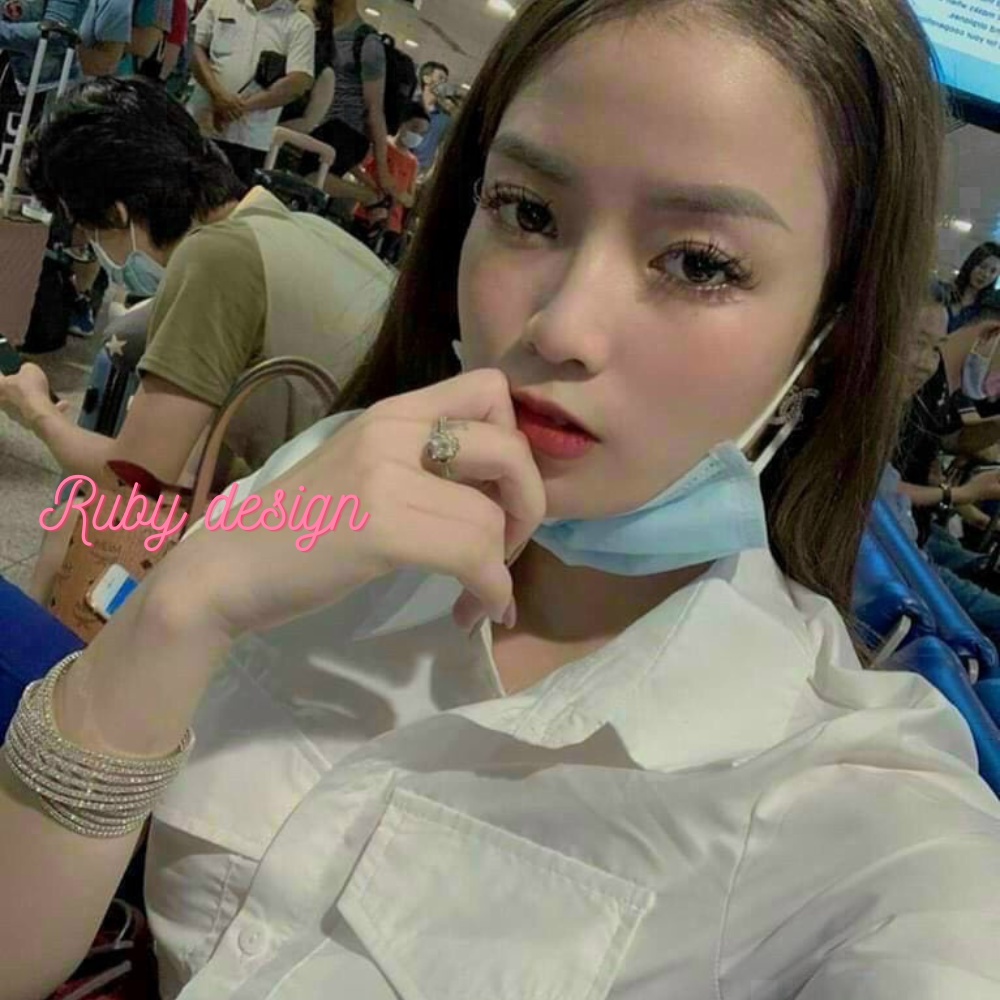 Áo sơ mi kiểu nữ áo sơ mi nữ màu trắng 2 túi ngực tay ngắn vải thô đẹp đi học đi chơi đi làm Ruby design