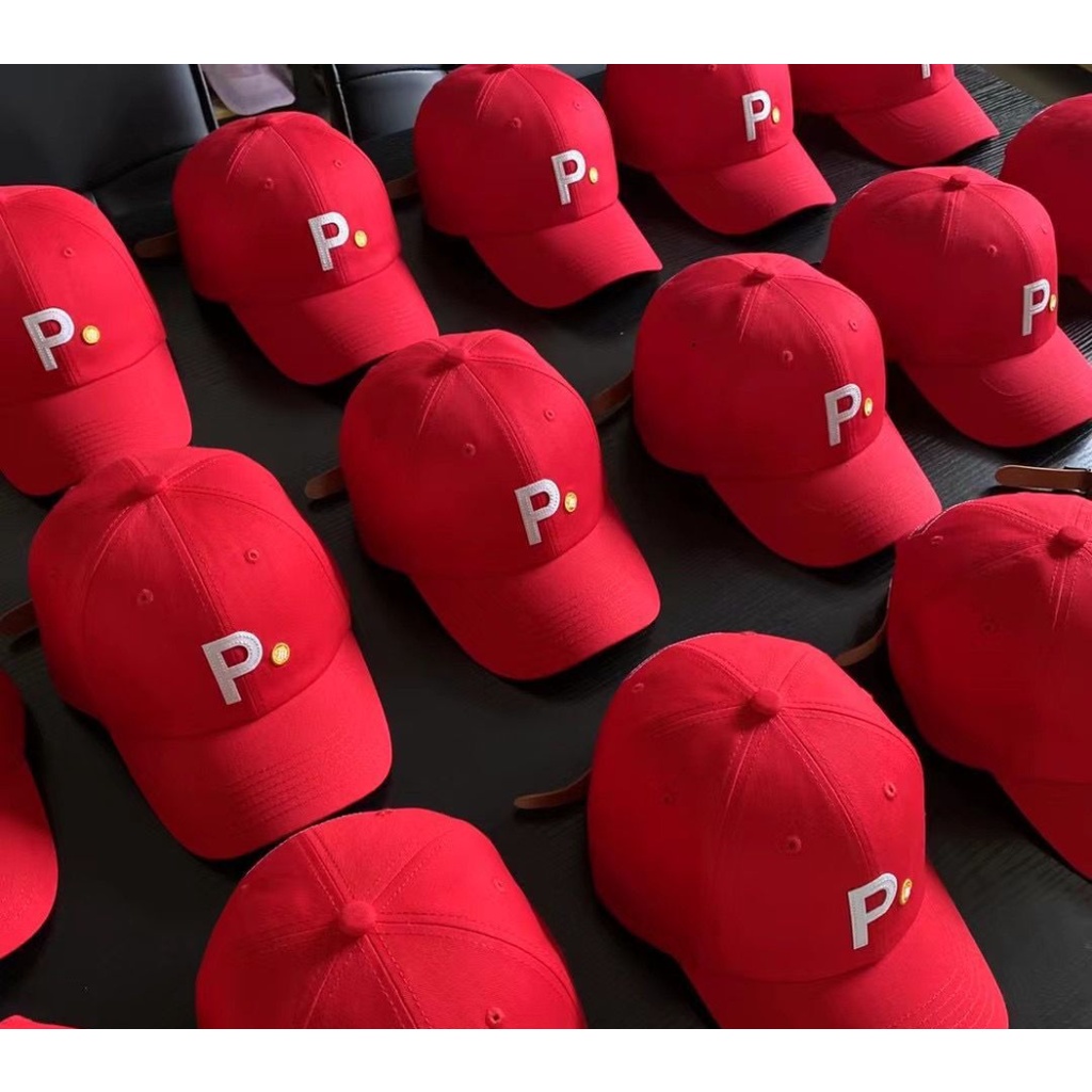 Mũ caphat P đỏ PMO BALL CAP RED