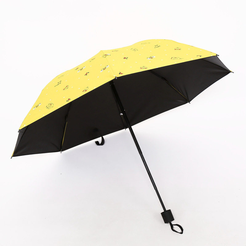 Ô chống tia UV Gấu bear , totoro trang trí nhẹ nhàng ( ô dù che mưa gấp gọn )