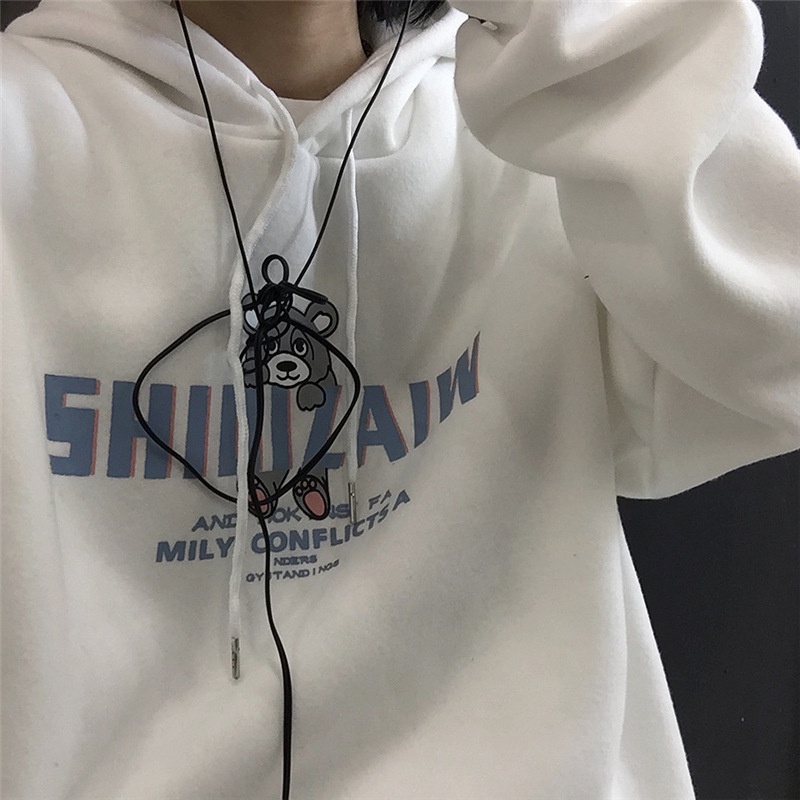 Áo hoodie nỉ ngoại ulzzang cặp đôi unisex nam nữ sweater local brand khoác zip choàng cardigan chống nắng SHINJZAIW | BigBuy360 - bigbuy360.vn